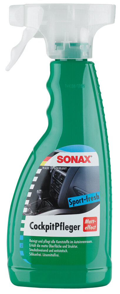 SONAX CockpitPfleger reinigt und pflegt alle Kunststoffteile 400ml