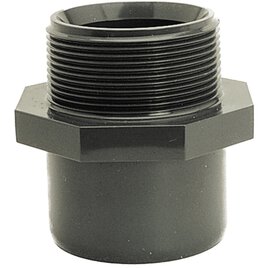 PVC-Übergangsmuffen-Nippel 25/32 mm Ø x 1" AG